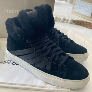 Authentic PS821 Black Suede Men’s Sneakers (Brand new, never worn)